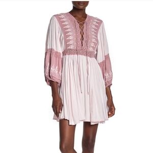 Free People Turn Heads Mini Dress